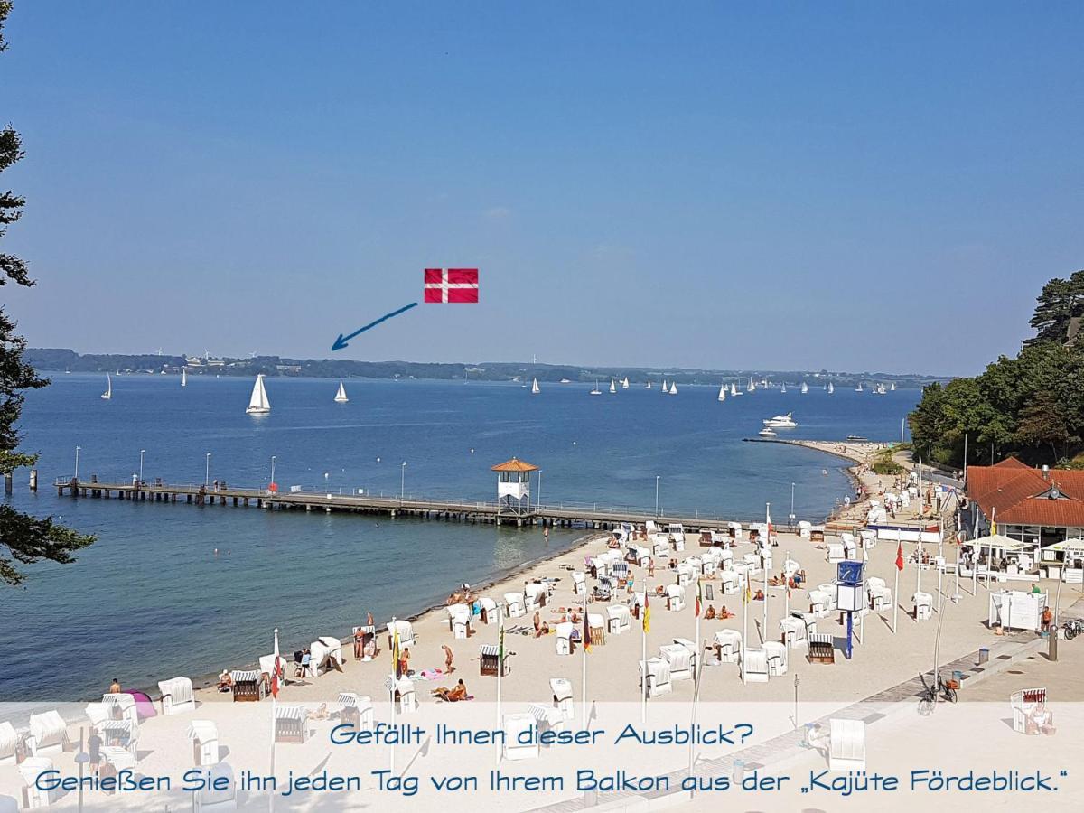 Fewo1846 Intermar - Kajuete Foerdeblick - Familienfreundliches Studioapartment Mit Balkon Und Meerblick Glücksburg Kültér fotó